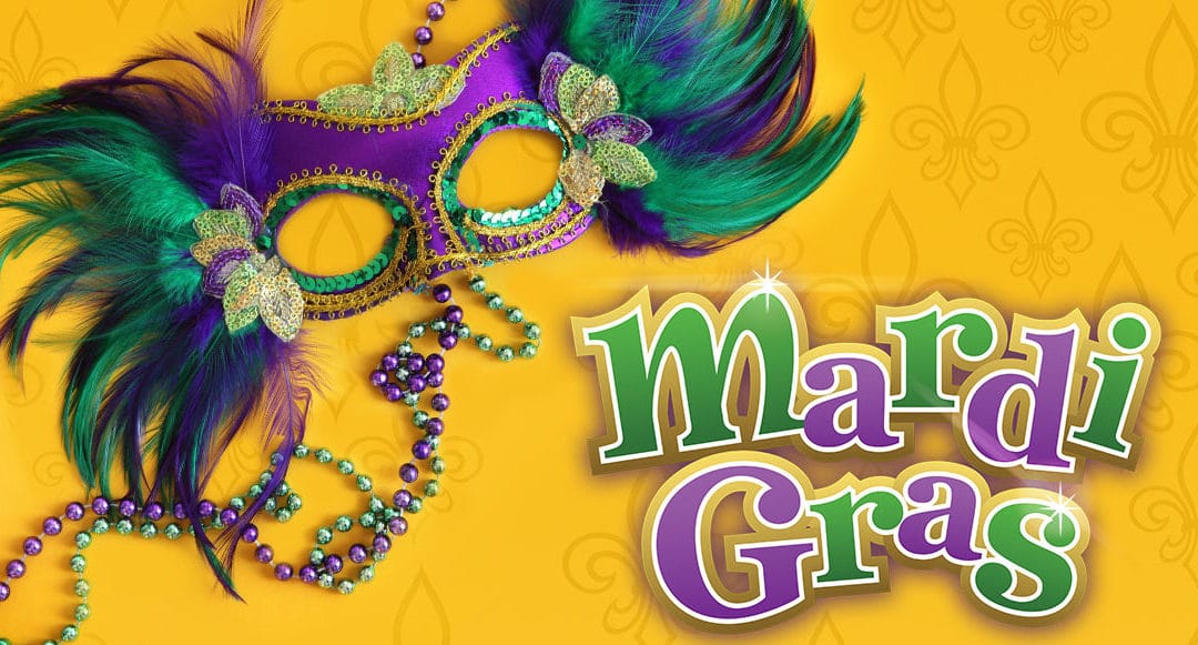 Mardi Gras mask header